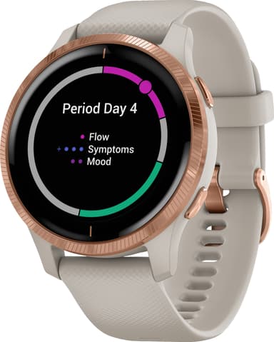 Garmin Venu GPS smartwatch (sand/rose)
