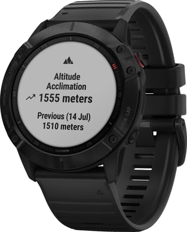Garmin Fenix 6x Pro GPS träningsklocka 51 mm (svart)