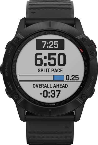 Garmin Fenix 6x Pro GPS träningsklocka 51 mm (svart)