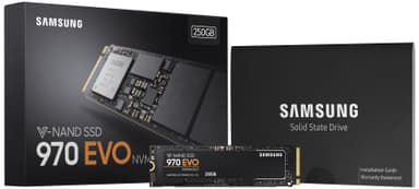 Samsung 970 EVO intern M.2 SSD (250 GB)