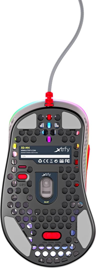 Xtrfy M4 RGB mus för gaming (retro)