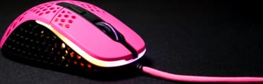 Xtrfy M4 RGB mus för gaming (rosa)