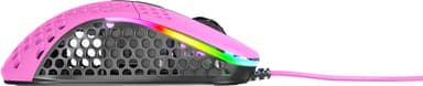 Xtrfy M4 RGB mus för gaming (rosa)