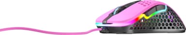 Xtrfy M4 RGB mus för gaming (rosa)