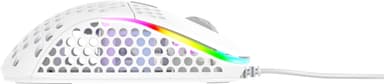 Xtrfy M4 RGB mus för gaming (vit)