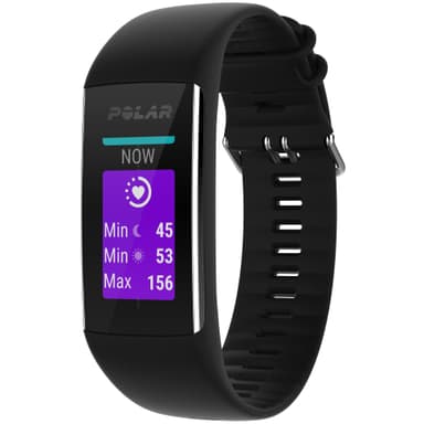 Polar A370 aktivitetsarmband med pulsmätare M/L (svart)