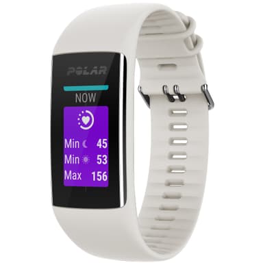 Polar A370 aktivitetsarmband med HR monitor S (vit)