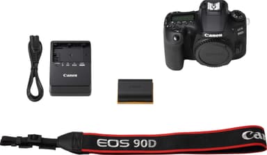 Canon EOS 90D DSLR-kamera + EF-S  18-55 mm f/3.5-5.6 IS STM objektiv