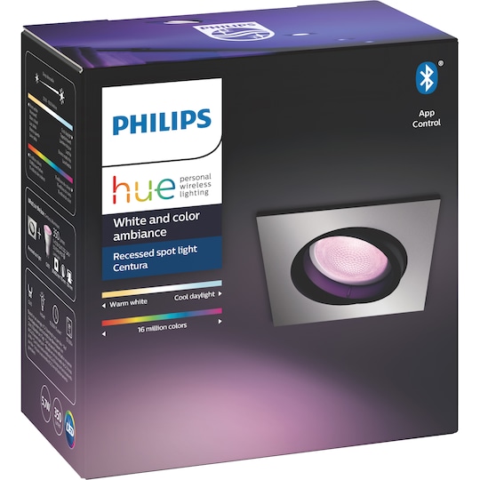 Philips Hue Centura infälld spotlight 5055148P7 (aluminium)
