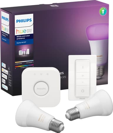 Philips Hue White och Color Ambiance startpaket E27