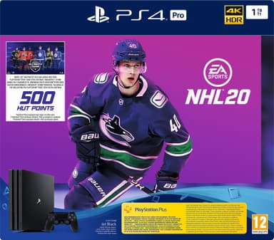 PlayStation 4 Pro 1 TB: NHL 20 game bundle