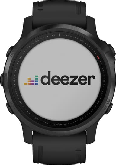 Garmin Fenix 6s Pro GPS träningsklocka 42 mm (svart)