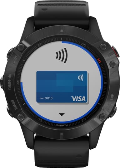 Garmin Fenix 6 Pro GPS träningsklocka 47 mm (svart)
