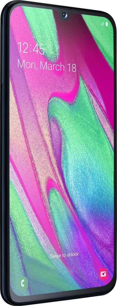 Samsung Galaxy A40 Enterprise smartphone (svart)