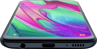 Samsung Galaxy A40 Enterprise smartphone (svart)