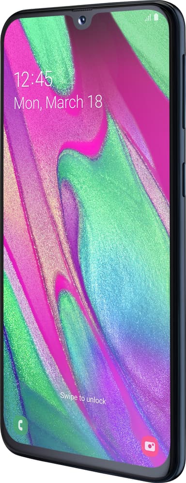 Samsung Galaxy A40 Enterprise smartphone (svart)