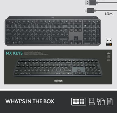 Logitech MX Keys trådlöst tangentbord