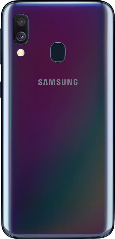 Samsung Galaxy A40 Enterprise smartphone (svart)