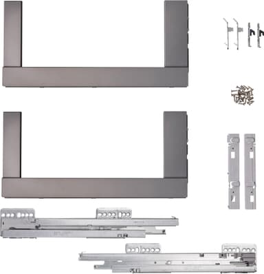 Epoq NPS Crystal Plus lådsidor med lådskenor 40 40kg hög