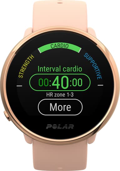 Polar Ignite träningsklocka S (rosa/roseguld)