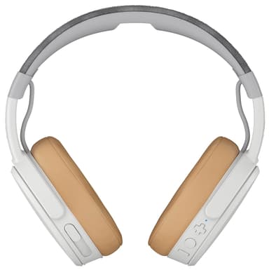 Skullcandy Crusher trådlösa around-ear hörlurar (vit)