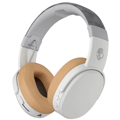 Skullcandy Crusher trådlösa around-ear hörlurar (vit)