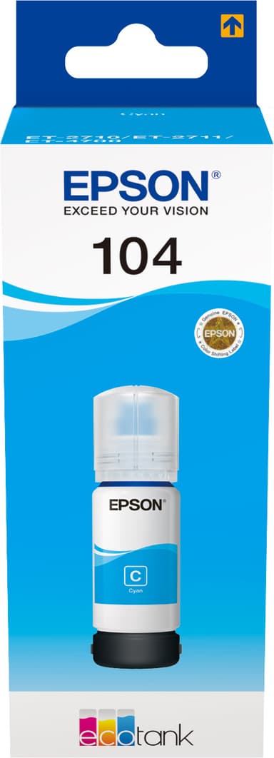 Epson 104 EcoTank bläckflaska cyan