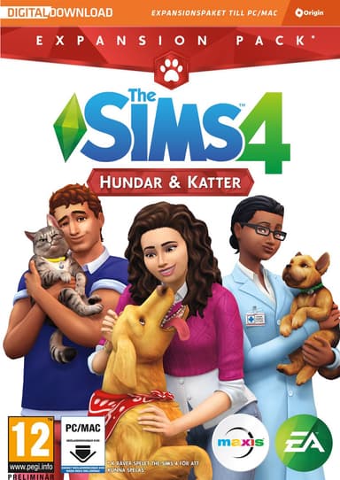 The Sims 4: 4 Hundar & Katter (PC/Mac)