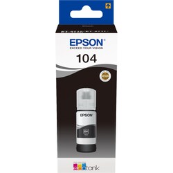Epson 104 EcoTank bläckflaska svart