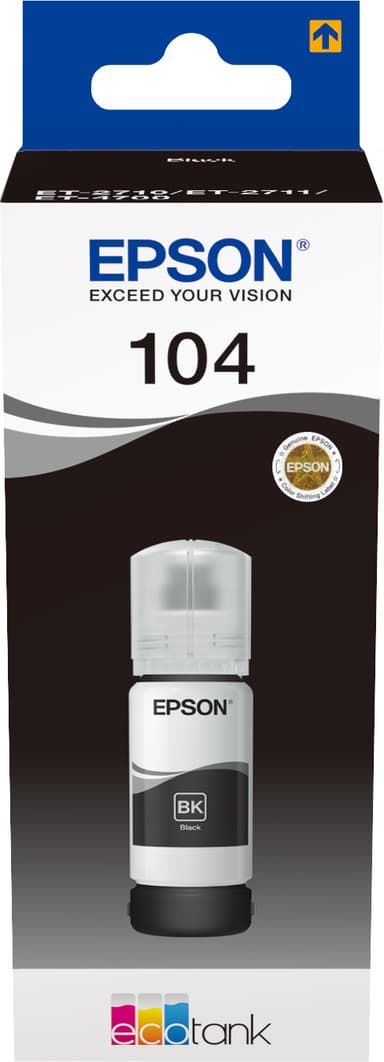 Epson 104 EcoTank bläckflaska svart