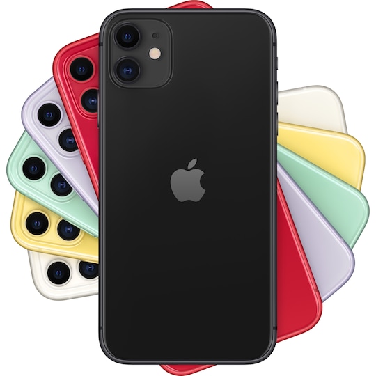 iPhone 11 128 GB (svart)
