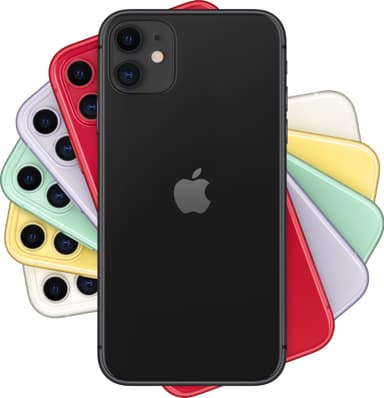 iPhone 11 128 GB (svart)