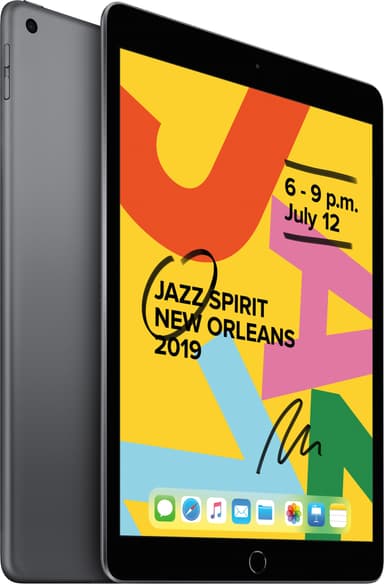 iPad 10.2" (2019) 128 GB WiFi (rymdgrå)