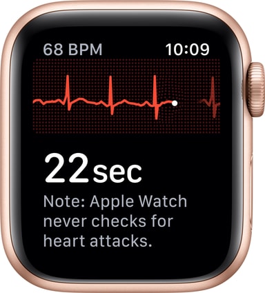Apple Watch Series 5 40mm (GPS + mobil uppkoppling) - Elgiganten