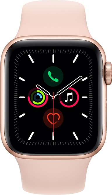 Apple Watch Series 5 40mm (GPS + mobil uppkoppling) - Elgiganten
