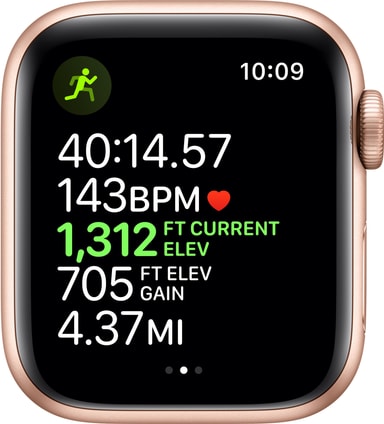 Apple Watch Series 5 40mm (gold alu/pink sand sportband) - Elgiganten