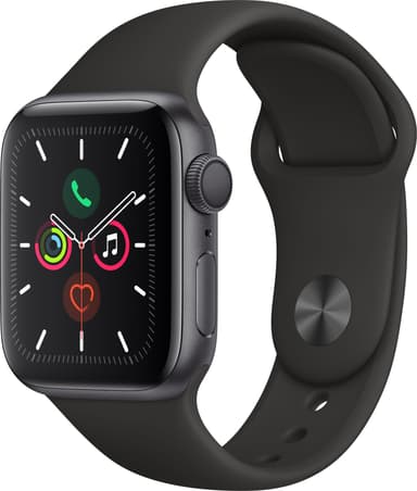 Apple Watch Series 5 40mm (space grey alu/black sportband)