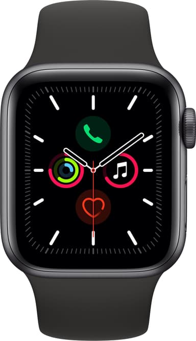Apple Watch Series 5 40mm (space grey alu/black sportband)