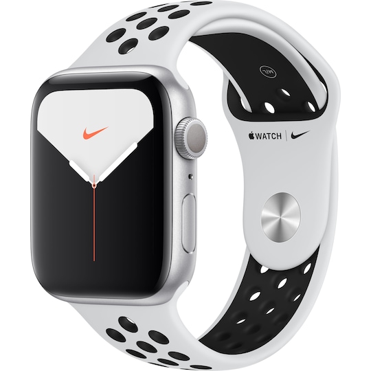 Apple Watch Series 5 Nike+44mm (silver alu/svart Nike sportarmband)