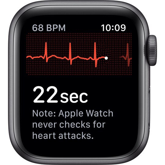 Apple Watch Series 5 40mm (rymdgrå alu/svart sportarmband)