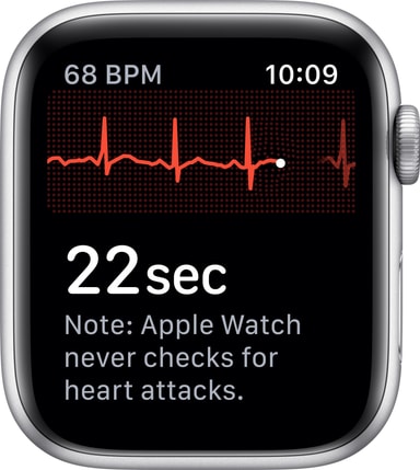 Apple Watch Series 5 Nike+ 44mm (silver alu/black Nike sportband) -  Elgiganten