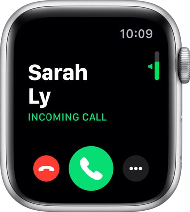 Apple Watch Series 5 Nike+ 44mm (silver alu/black Nike sportband) -  Elgiganten