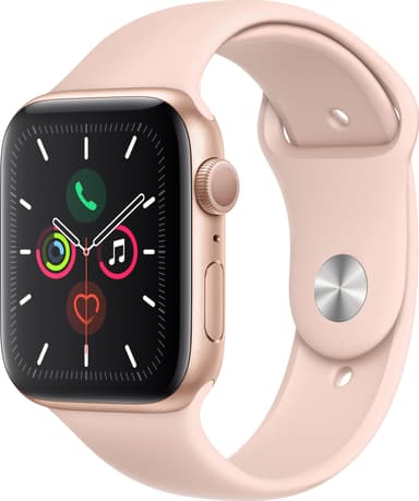 Apple Watch Series 5 44mm (guld alu/rosa sand sportband)