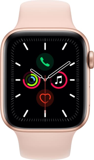 Apple Watch Series 5 44mm (guld alu/rosa sand sportband)