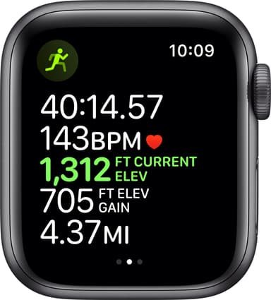 Apple Watch Series 5 40mm (space grey alu/black sportband)