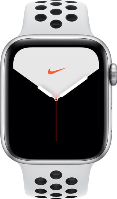 Apple Watch Series 5 Nike+44mm (silver alu/svart Nike sportarmband)