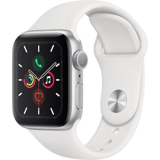 Apple Watch Series 5 40mm (silver alu/white sportband)