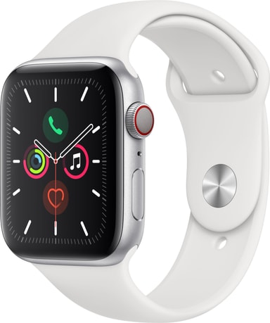 Apple Watch Series 5 44mm (GPS + mobil täckning) - Elgiganten