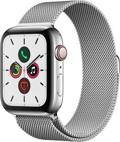 Apple Watch Series 5 44mm (GPS + mobil täckning) - Elgiganten