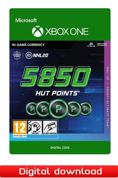 NHL 20 HUT 5850 Ultimate Team Points - Xbox